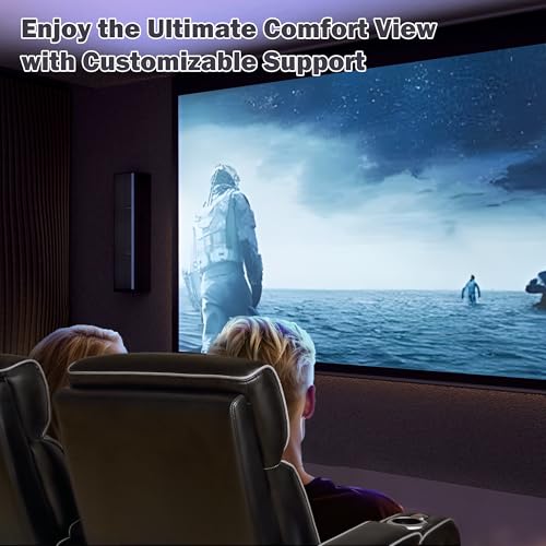 Image of GUEAPY Power Reclining Sofa Home Theater Seating with Adjustable Headrest, Breathable Leather Electric Recliner with LED Lighting, Cup Holders, USB Charging & Tray Table, Row of 5