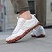UBFEN Sneakers Barefoot Shoes for Womens Mens Minimalist Trail Running Hiking Comfortable Walking White Size US 7.5 Women/5.5 Men