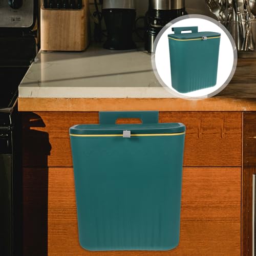 Caneca de basura de pared con tapa abatible gran capacidad miniatura 7