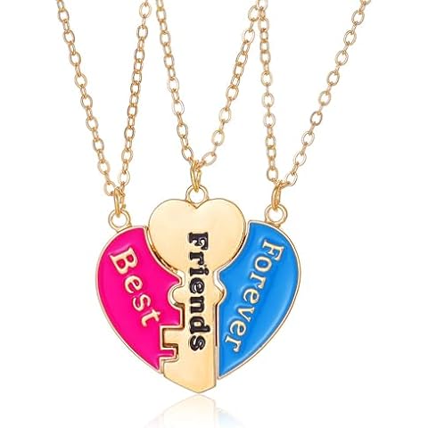 Friendship Necklaces Set for 3 Girls Cover