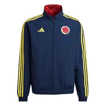 adidas コロンビア代表 レッドジャージ アディダス トラックジャケット サッカー ロゴ刺繍 3ライン