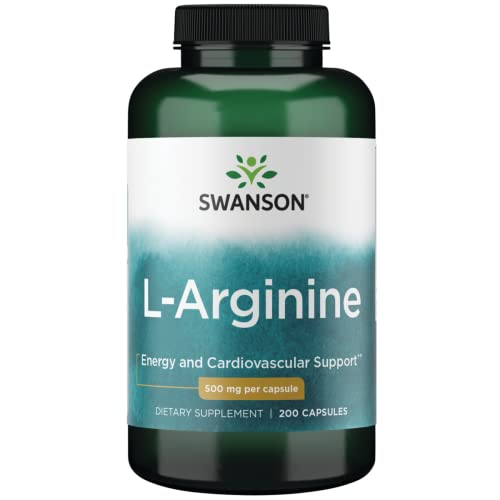 Swanson-Amino-Acid-L-Arginine-500-Milligrams-200-Capsules