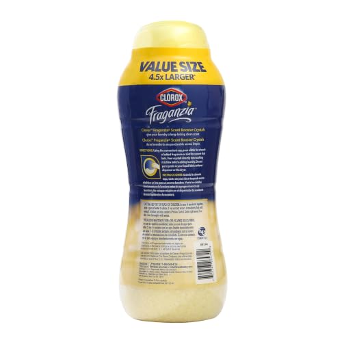 Image of Clorox Fraganzia In-Wash Scent Booster Crystals, Vanilla, 70 Oz, 6-Pack