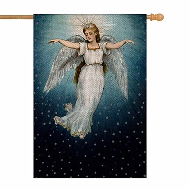 AOYEGO Welcome Laurel Wreath House Flag 28 x 40 Inch Large Vertical Double Sided Black White Buffalo Checked Plaid Seasonal Outside D¨¦cor for Garden Yard Farmhouse Flags