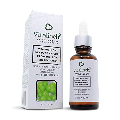 Vitalinchi Squalene Face Oil with Cacay Inchi and Retinol â€“ Multi-Function Moisturizing Oil for Face and Body â€“ Natural Face Serum with Vitamin A and E â€“ Anti-Aging, Anti-Spot