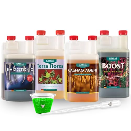 Elite Bbq Canna-Flores-Vega-Boost-Rhizo Dünger Komplett-Set