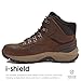 HI-TEC Altitude VI I WP Leather Waterproof Men's Hiking Boots, Work Boots for Men, Outdoor Trekking Trail and Backpacking Shoes with Michelin Rubber Outsoles - Dark Brown Tan, 15 Extra Wide