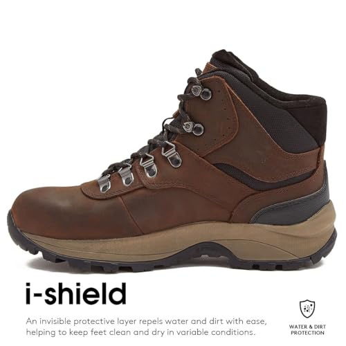 HI-TEC Men's Altitude VI I Waterproof Leather Hiking Boots - Black or Brown, Medium or Extra Wide3