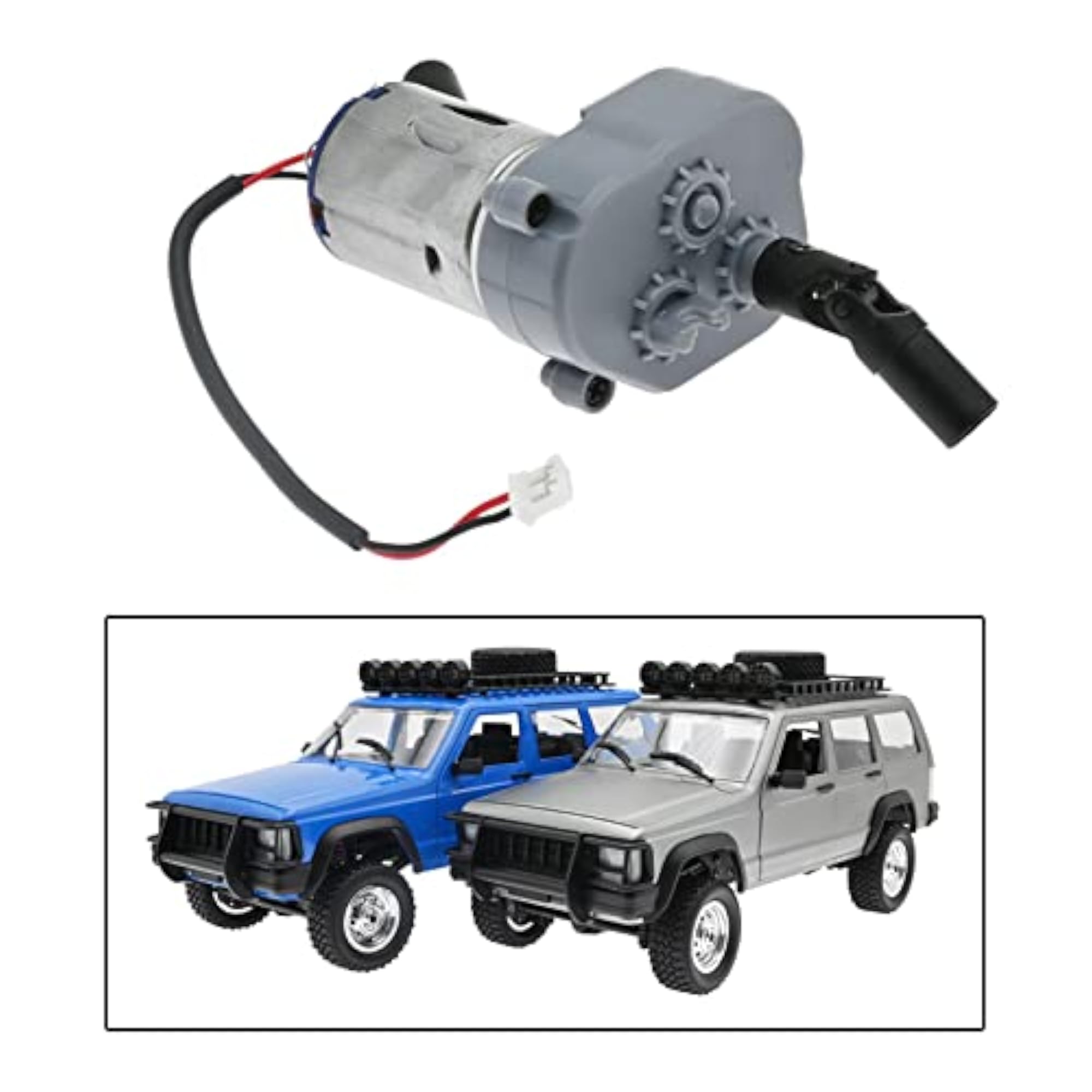 1:12 RC Car Receiver Board Front & Rear Axle
