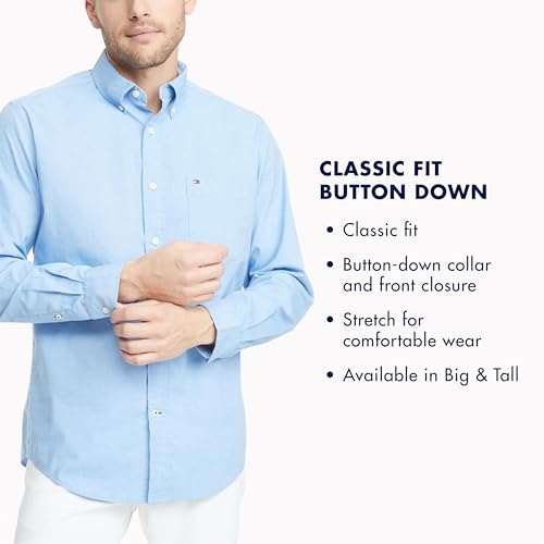 Tommy Hilfiger 78E5393 Mens Long Sleeve Casual Button-Down In Classic Fit Button Down Shirt thumb #3
