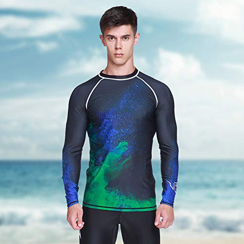 Karlak Chaqueta de Neopreno para Hombre con Protección UV, Transpirable y de Secado Rápido para Buceo y Surf, Talla Grande miniatura 2