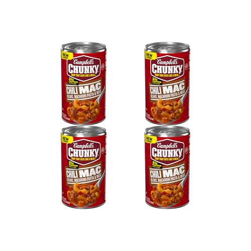 Image of Campbell's Chunky Soup, Chili Mac Soup, 18.8 Ounce Can (Pack of 4)