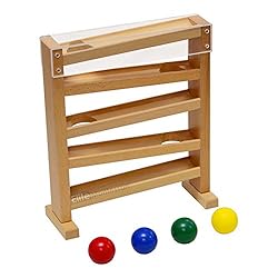 Montessori wooden ball tracker for toddlers