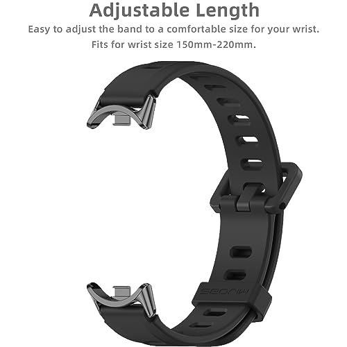 Image of Strap for Mi Band 8 Mi Band 9, Replacement Wristband for Xiaomi Mi Band 9 Silicone Sport Wrist Strap for Xiaomi Mi Band 8