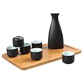 QUALITÉ SUPÉRIEURE: en porcelaine de première classe et la céramique des matières premières, Shuki est robuste et durable, quand tinter tasses à thé de saké, le son sera plus claire que les autres Shuki.