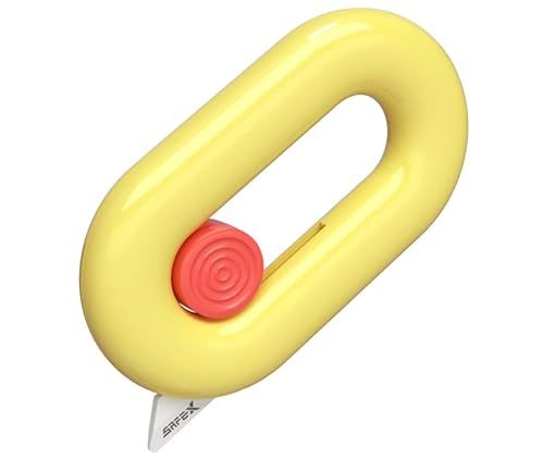 Ceramic Box Cutter Retractable, Safety Cute Magnetic Package Opener, Box