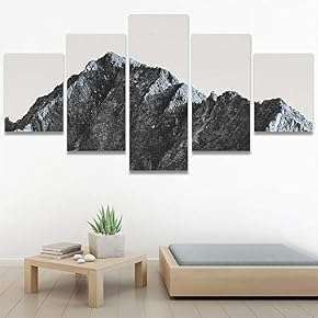 SIGNWIN 5 Panel Canvas Wall Art Modern Art...