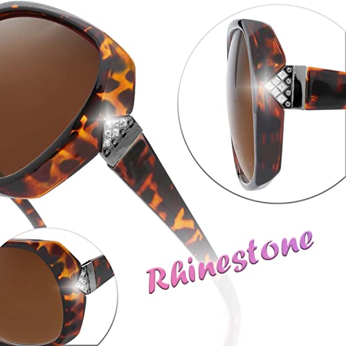 Image of The Fresh Women's Oversized Square Jackie O Cat Eye Hybrid Butterfly Fashion Sunglasses - Exquisite Packaging