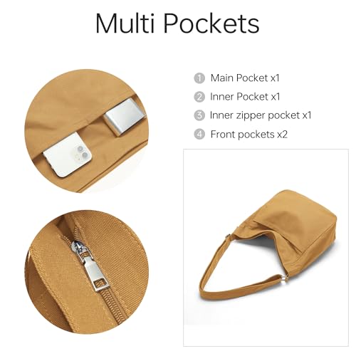 Bolso de lona GEMIU tipo Tote y Hobo para mujer y hombre miniatura 5