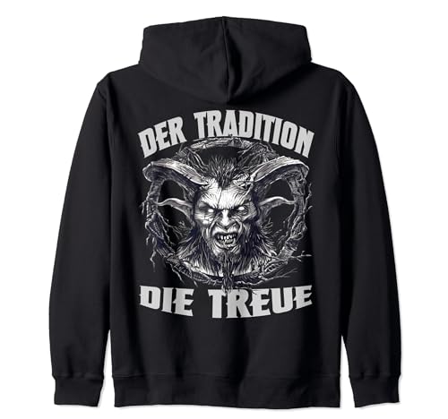 Krampus T Mal Nicholas Perchtenlaus Mascarilla Krampus Perchten Sudadera con Capucha