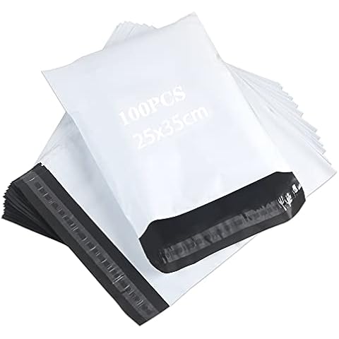 huruirui 100pcs Bolsas para Envíos de Plástico Cover