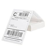 L LIKED 200 4x6 Thermal Labels Fanfold, Direct Thermal Shipping Labels - Perforated and Strong Adhesive