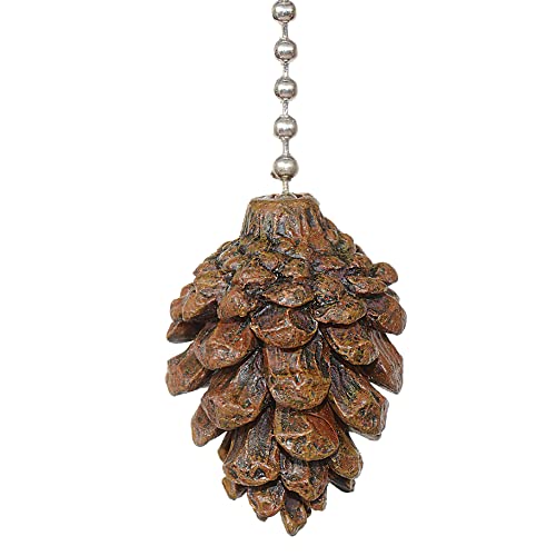 Black Forest Decor Pinecone Ridge Fan Pull