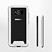 ZIZO ION Series for Samsung Galaxy S8 Plus Case Military Grade Drop Tested with Tempered Glass Screen Protector Silver Clear