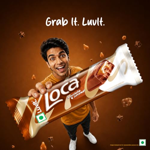 Image of LuvIt. Loca Home Delight Choco Caramel Bar with Nougat | Homepack | Bars (2 x 200 g)