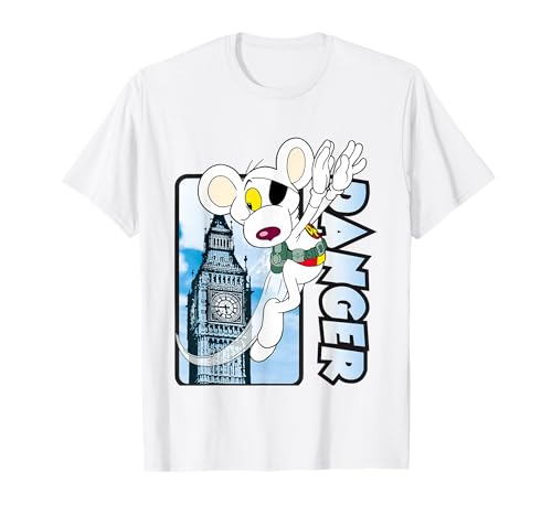 Danger Mouse Flying Past Big Ben T-Shirt