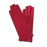 Isotoner Womens Knit Lined Spandex Winter Glove, Really Red