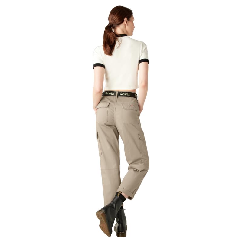 Image of Dickies Women's Relaxed Fit Cropped Cargo Pants