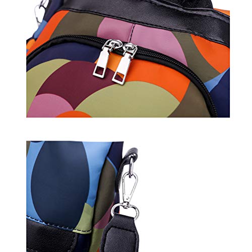 Mochila de tecido Oxford moderna multifuncional, mochila de viagem sem pingente de urso para mulhere