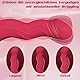 Dildo Vibrator Wriggling, G Punkt Vibration für Frauen Klitoris Zunge mit App, Sex Spielzeug für die Frau Paare Extrem, Realistische Silikon Anal Dildo, YAWNSHE Erotisches Sexspielzeug Sex Maschine