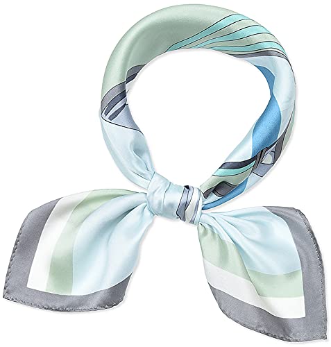 corciova 21x21 Real Silk Neck Scarf Lightweight for Women Small