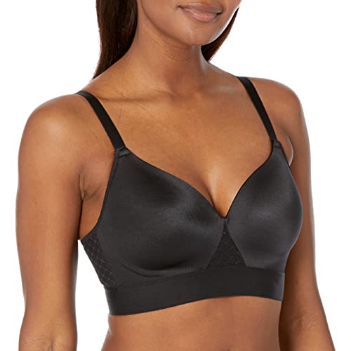Bali Women's One Smooth U Bounce Control Wirefree Bra Df3458, Black, 34Dd #TOP13