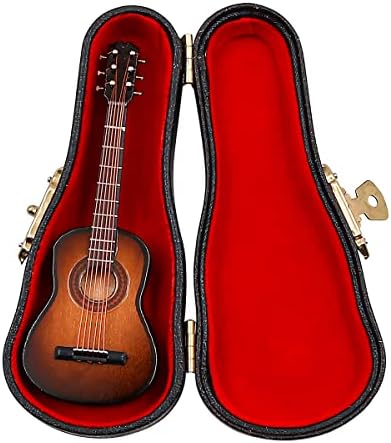 Alnicov Mini Modelo de Guitarra Modelo de Guitarra clásica de Mad...
