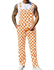 Orange and White Checkered