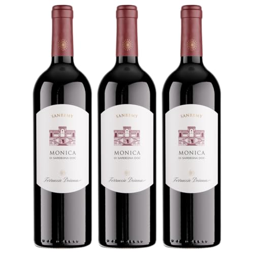 Ferruccio Deiana Sanremy Monica Monica di Sardegna Rotwein (3 x 0.75 l)