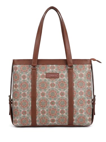 Image of Stylish Tote Bags for Office Use | Laptop Bag 15.6 inch | Purse for Women | Vegan Leather Handbag | Daily & Travel Use |