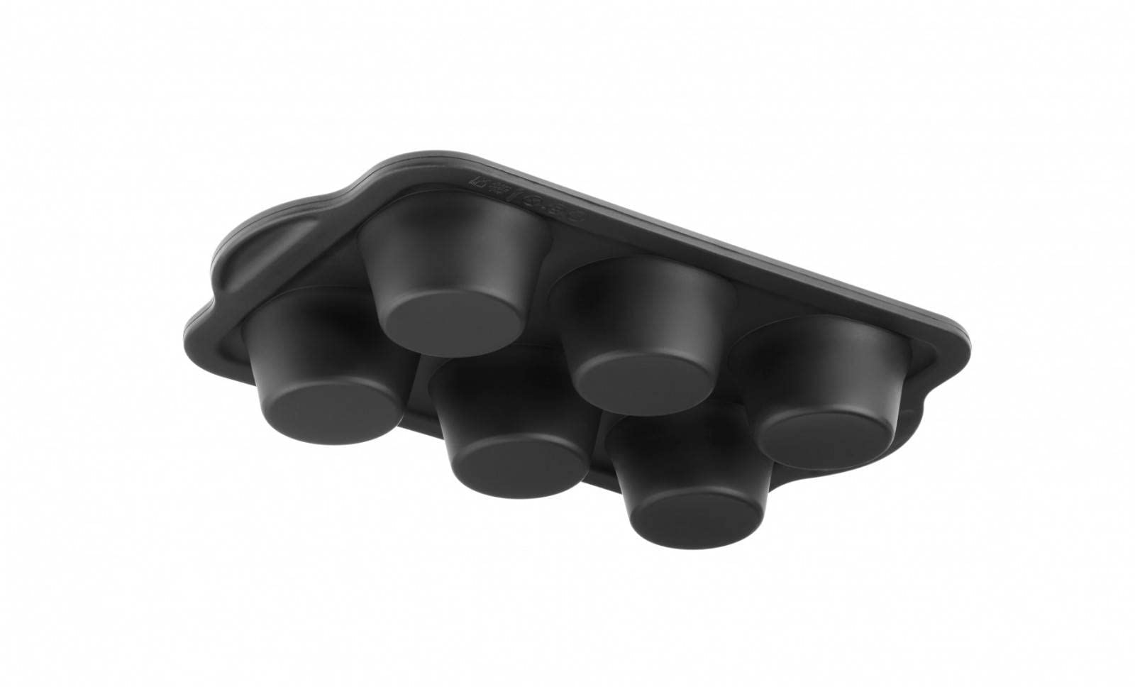 GERLACH Stampo per muffin in silicone intelligente, 6 pezzi