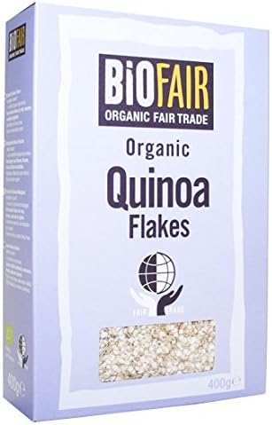 Biofair Organic Fair Trade Quinoa Flakes 400g - Pack of 6