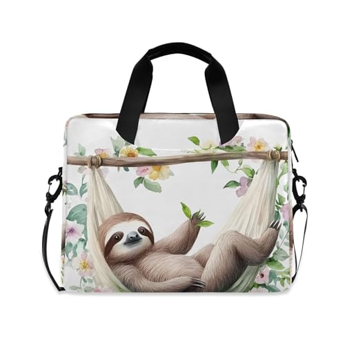 Funda maletín para laptop con diseño acuarela, 13-15.6 pulg miniatura 1