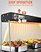 PYY 36 Inch Food Heat Lamp - Aluminum Infrared Strip Heater Overhead Food Warmer Light Electric Commercial Grade for Restaurant Buffet Catering Kitchen 750W