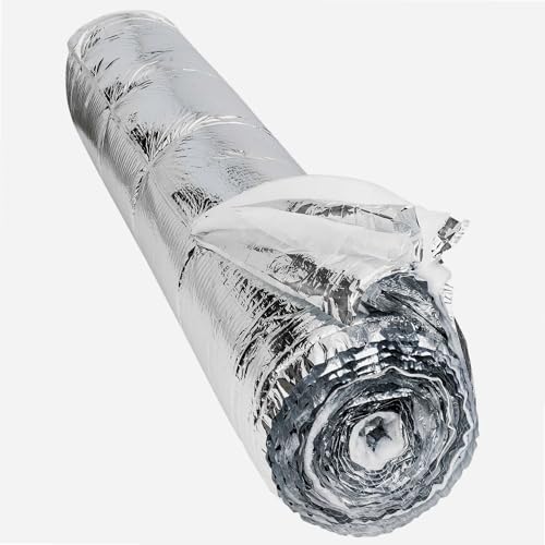 WERKA PRO Isolant 19 Couches Métallisé Multicouches - Isolation Thermique et Phonique - 1,5 x 13,4 m - 20 m² - Épaisseur 20 mm - Structure Polyvalente - Poids 3,44 kg
