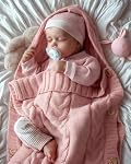 JIZHI Lifelike Reborn Baby Dolls - 18 inch Soft Body Realistic Newborn Baby Dolls American Sleeping Girl Dolls with Clothes and Toy Accessories Gift for Kids Age 3+