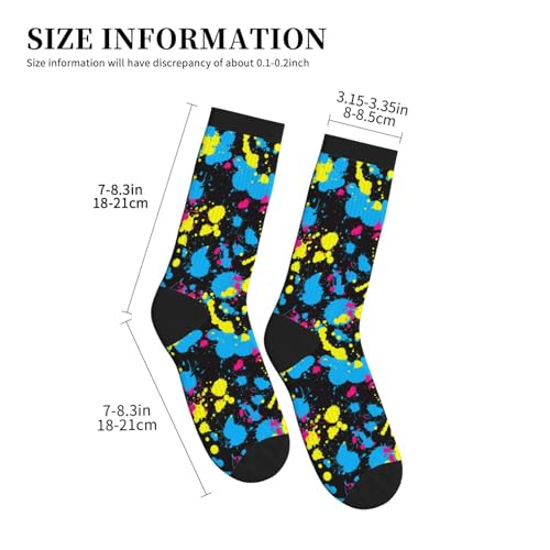 Vintage Flower On Green Unisex Athletic Crew Cushion Socks For Running Workout Wicking Cushion Mid-Calf Socks4