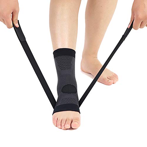 Plantar Fasciitis Compression Socks with Arch Support, Eases Swelling, Achilles Tendon & Ankle Brace Sleeve with Compression Effective Joint Pain Foot Pain Relief from Heel Spurs Black