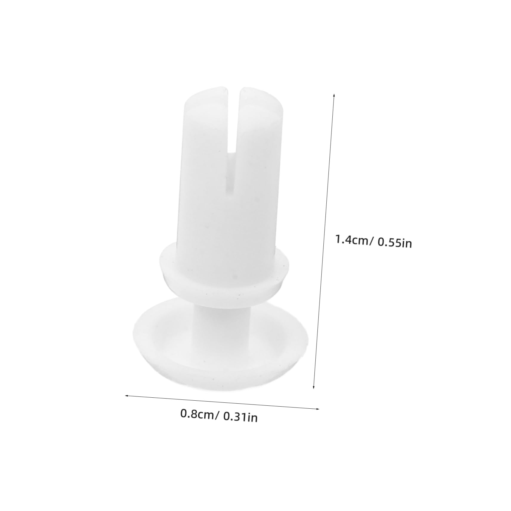 Unomor 100pcs Plastic Expansion Buckle Anchor Screws Headlamp Assembly Grommet Retainer Clip Nut Drywall Screws Drywall Anchors Self Drilling Microwave Push Button White Nylon