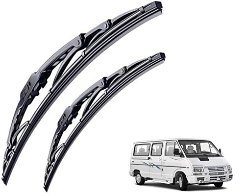 Image of WolkomHome High Performance OE Car Wiper Blade Replacement set of 2 Pc Right 21 inch Left 21 inch for TATA WINGER